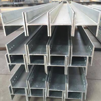S235 Standard Size Galvanized Structural Steel Beams I Beam H Beam Construction Price Per Ton H and I Beam Steel photo-2