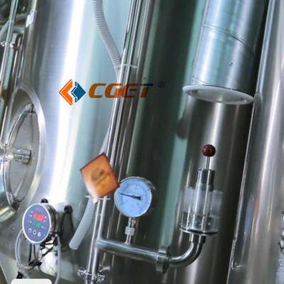 Beer Fermentation Tank with Cooling Jacket for Temperature Stability