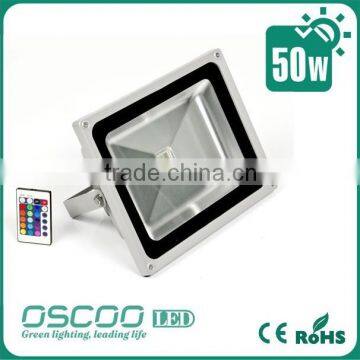 China Oscoo Colorful Light Hot-sale IP65 Die Casting Aluminium CE&Rohs 50 Watt RGB LED Flood Light Decorative Lighting Bar Light photo-3
