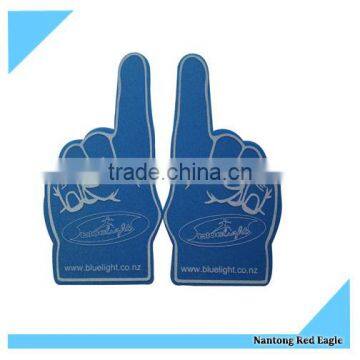 OEM color printed sports cheering foam hand/ foam finger