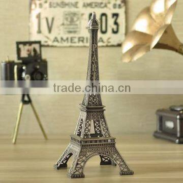 3D metal craft eiffel tower model decoration