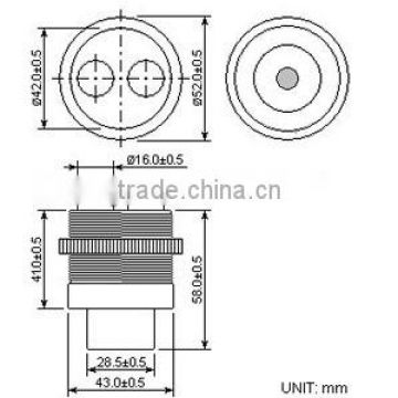 High quality high-frequency ultrasonic sensor NU100E42TR-1