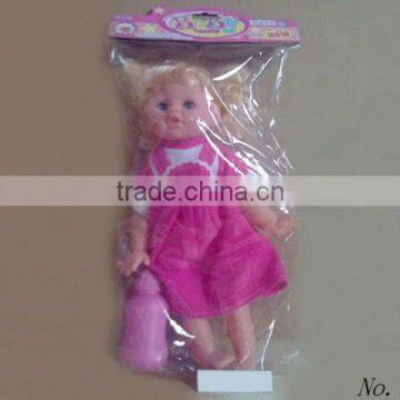 16 inch Kid Toy Doll,Baby Toy Doll Clothes Fit Girl ,Plastic Toy Doll