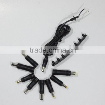 8 Pin Detachable Plug with 1.7x4.75x11mm and 5.5x1.9mm & 0.6x7.4 mm or other Detachable Ddapter