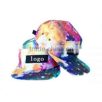 5 panel neon snapback hat for wholesale