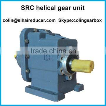 Output Shaft With Helical Gear Motor Gearbox