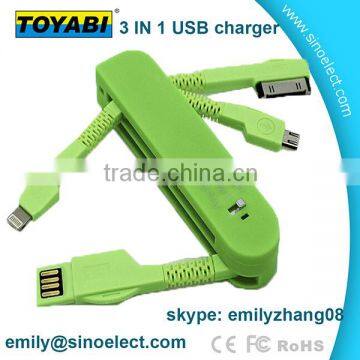 swiss knife usb charger with multi port Set