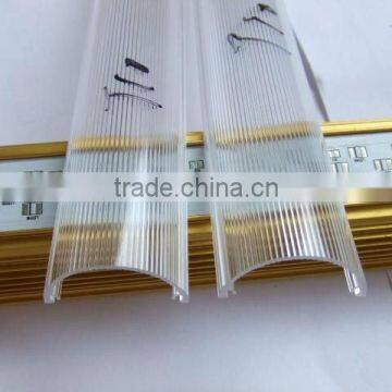 high transparent PC Cover for led tube clear PC lamp shade