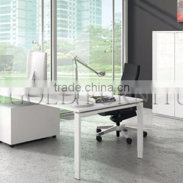 New Wooden Study Table Design White Office Desk Modern(SZ-OD601)