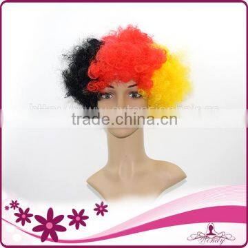 Japanese fiber Fashion football fan wigs hair