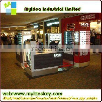 High end optical display cabinets sunglaasses showroom design optical shop decoration