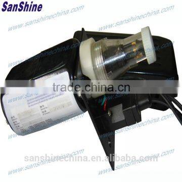 Portable rotary blade wire stripping machine