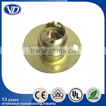 Brass B22 lampholder socket