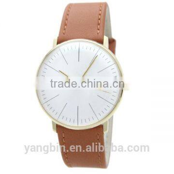 Hot Sell Gold Case Multi Color Strap Image Quartz Watch