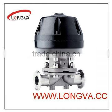 3A Apporved Sanitary SS316L Various TriClamp Diaphragm Valve