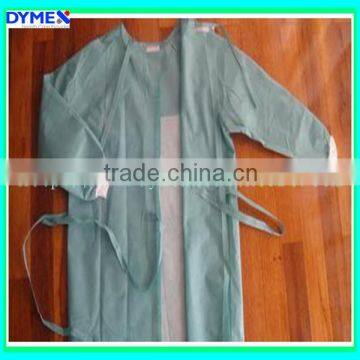 Disposable Nonwoven PP Yellow Isolation Gown Elastic Waist Surgeon Gown photo-2