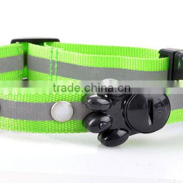 Yl66 Hot sale light up dog collars LED dog neck belt dog necktie