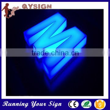 Outdoor New Design Advertising Letters Edge Light Custom Acrylic Logo