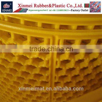 honeycomb pattern hollow out pvc plastic floor sheet Fold able mat wholesale