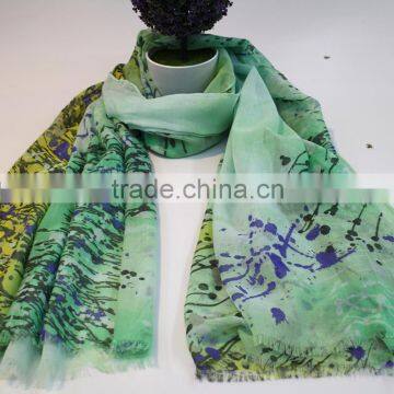 2016 Printting Viole Scarf 100% Voile Spring Summer Scarf Quality Choice photo-2
