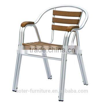 Outdoor wooden commercial cheap plastic relaxing chair