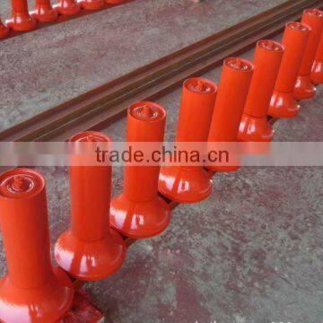 High quality friction aligning conveyor roller for mine by ISO CE manufacturer