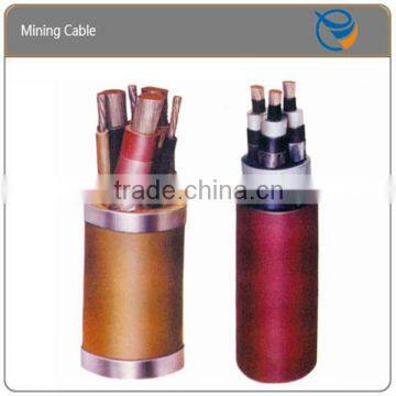 Steel tape armoured mining cable with high voltage