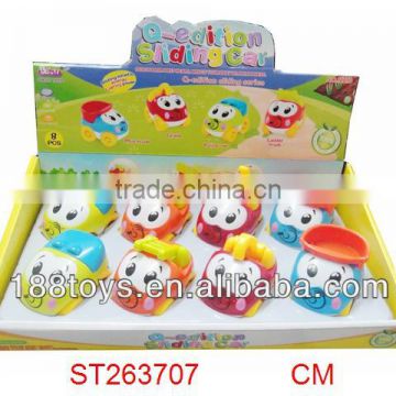 8pcs cute toy sliding car for sale