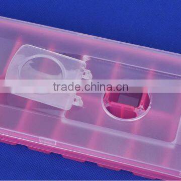 Plastic mini ice cube tray with lid