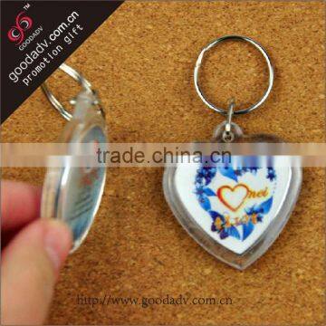 Business Gift Items Cheap Heart Acrylic Keychains photo-2