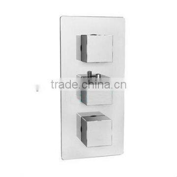 High Quality Brass Square Conceal Thermostatic Mixer, Chrome Finish And in Wall Mounted
