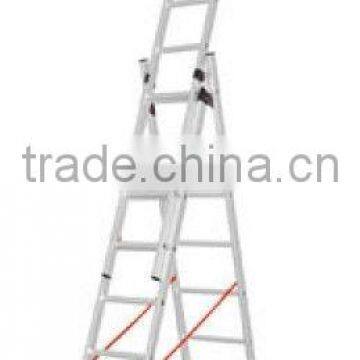 3 section combination aluminum step ladder Extension ladder EN131