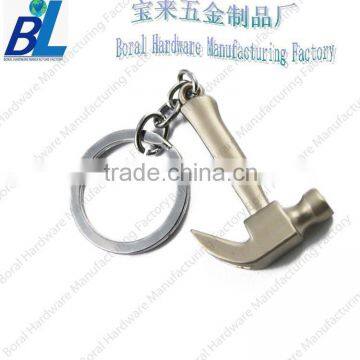 Pearlized nickle hammer pendant for key chain
