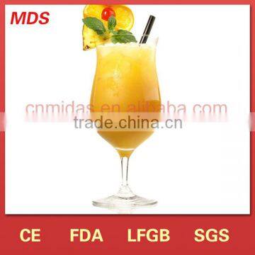 stylish decorated juice glass with stem/Drinking glass                        
                                                Quality Choice