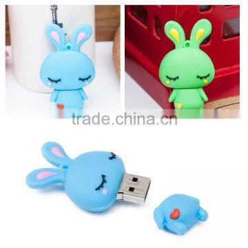 Custom Cartoon Rabbit Usb Flash Drive photo-2