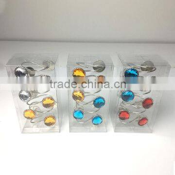 Shower Curtain Hooks/Acrylic shower curtain rings/colorful acrylic rings
