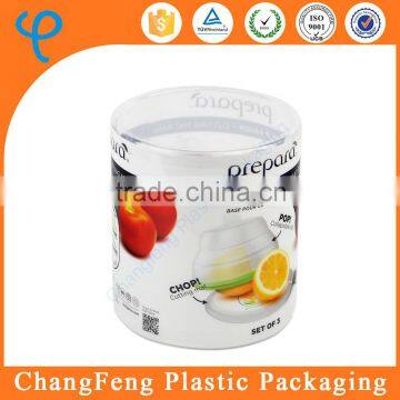 Cylinder Plastic Food Packaging Box From ShenZhen