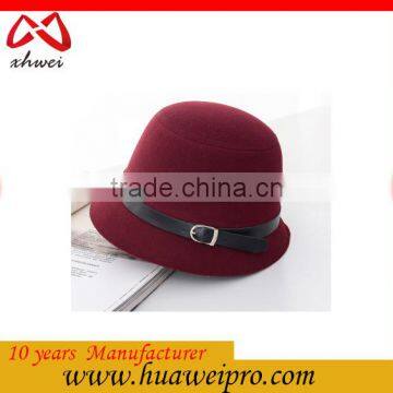 Alibaba China Factory Top Quality Wholesale Pork Pie Hat Custom Floppy Hat