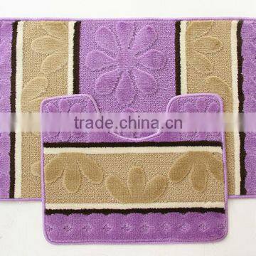 2pcs washroom mat pp material