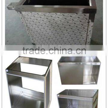 SUS304 Stainless Steel Bathroom Cabinet With Mirror Polishing photo-6