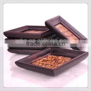 Handmade Natural Wood Coaster Customized Design photo-5