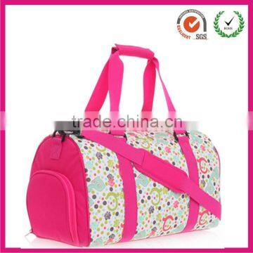 Elegently ladies travel bags sets with shoe compartment