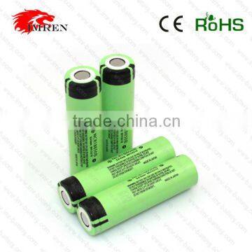 NCR18650B 3400mah 3.7v high capacity li-ion battery cylindrical rechargeable battery 18650 3400mah with flat top