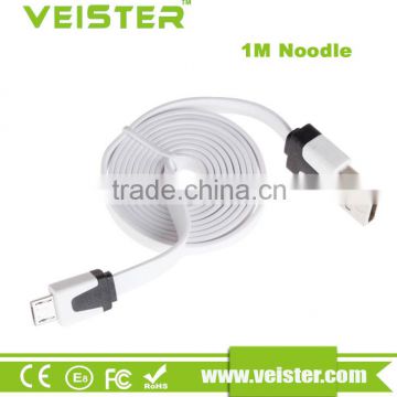 Wholesale alibaba 1M micro USB cable for S3 S4 S5 Samsung USB data cable