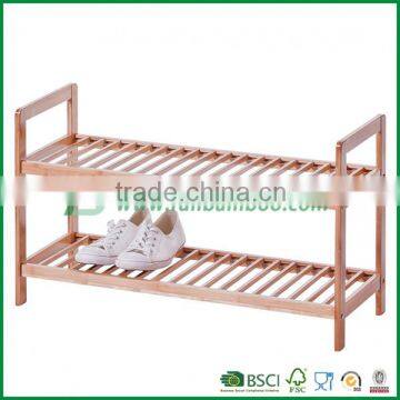 bamboo dormitory style shoe rack