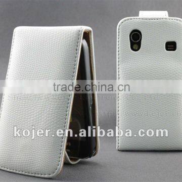 Leather Flip Mobile Phone Case for Samsung Galaxy Ace S5830