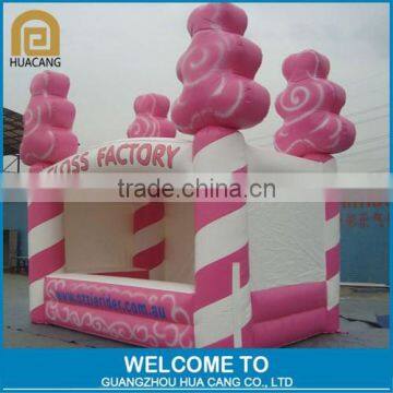 Qile hot sale inflatable funny tents for kids booth with Marshmallow ice cream