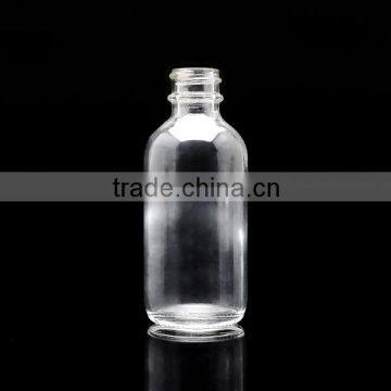 Clear 120 ml Boston Bottle With Brush Cap photo-2