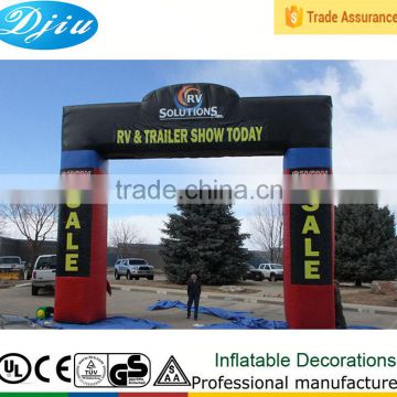 DJ-GM-37 china supply cheap new style advertising sales promotion inflatable arch/archway/arch door