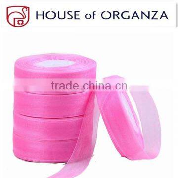 Woven Edged Organza Ribbon